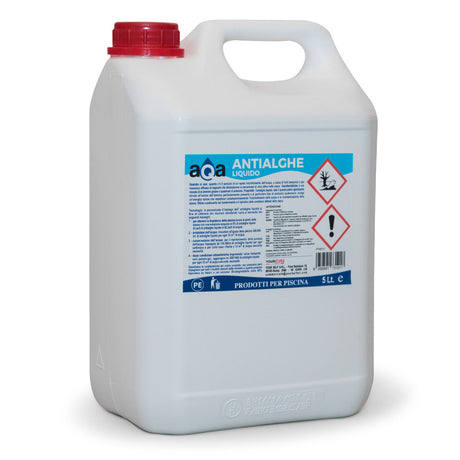 aqa antialghe liquido da 5 lt per piscina ean 8059591731017