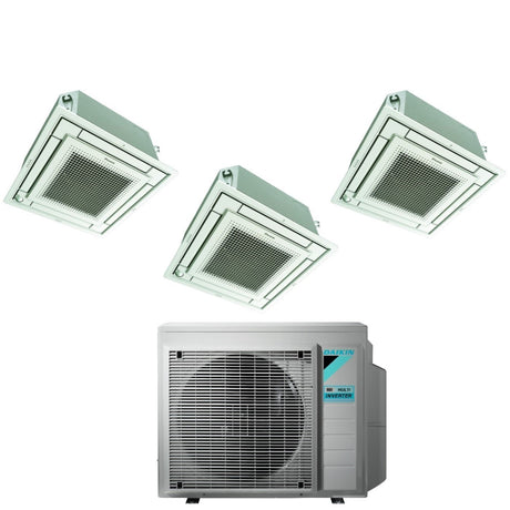 daikin climatizzatore condizionatore daikin bluevolution inverter trial split a cassetta ffa a 999 con 3mxm52n r 32 wi fi optional con griglia bianca inclusa 900090009000 garanzia italiana