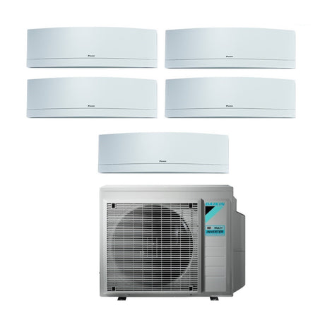 daikin climatizzatore condizionatore daikin bluevolution penta split inverter serie emura white 777918 con 5mxm90n r 32 wi fi integrato 700070007000900018000 colore bianco garanzia italiana