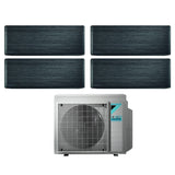 daikin climatizzatore condizionatore daikin bluevolution quadri split inverter serie stylish real blackwood 77715 con 4mxm68n r 32 wi fi integrato 70007000700015000 colore legno nero garanzia italiana