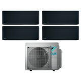 daikin climatizzatore condizionatore daikin bluevolution quadri split inverter serie stylish total black 99912 con 4mxm80n r 32 wi fi integrato 90009000900012000 colore nero garanzia italiana