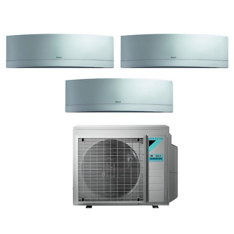 daikin climatizzatore condizionatore daikin bluevolution trial split inverter serie emura silver 779 con 3mxm52n r 32 wi fi integrato 700070009000 colore argento garanzia italiana