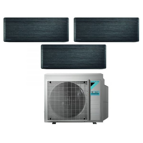 daikin climatizzatore condizionatore daikin bluevolution trial split inverter serie stylish real blackwood 999 con 3mxm68n r 32 wi fi integrato 900090009000 colore legno nero garanzia italiana