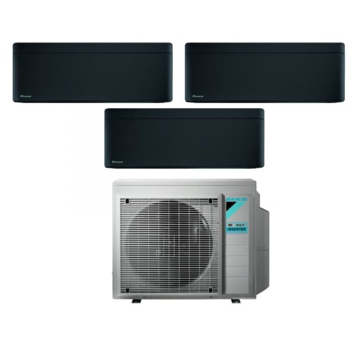 daikin climatizzatore condizionatore daikin bluevolution trial split inverter serie stylish total black 7912 con 3mxm52n r 32 wi fi integrato 7000900012000 colore nero garanzia italiana