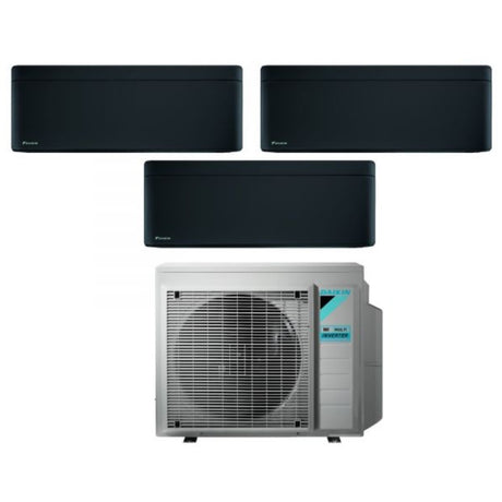 daikin climatizzatore condizionatore daikin bluevolution trial split inverter serie stylish total black 7915 con 3mxm52n r 32 wi fi integrato 7000900015000 colore nero garanzia italiana