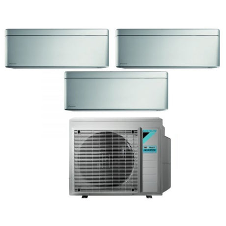 daikin climatizzatore condizionatore daikin bluevolution trial split inverter serie stylish total silver 779 con 3mxm52n r 32 wi fi integrato 700070009000 colore grigio garanzia italiana