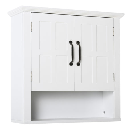 easycomfort easycomfort armadietto 2 ripiani montabile a parete da parete cucina bagno legno 60x198x58cm bianco ean 8054111844352