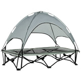 easycomfort easycomfort brandina pieghevole per cani con tettuccio da esterno o interrno grigio