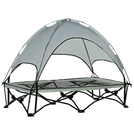 easycomfort easycomfort brandina pieghevole per cani con tettuccio da esterno o interrno grigio