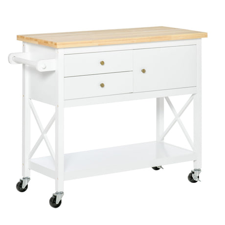 easycomfort easycomfort carrello multiuso da cucina portavivande salvaspazio in legno bianco