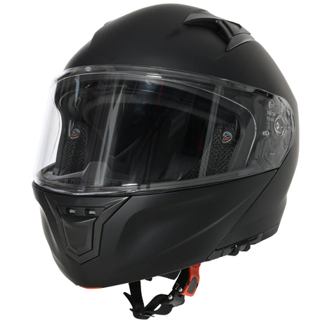 easycomfort easycomfort casco moto integrale con visiera esterna e parasole slot per bluetooth e ece r22 taglia m 5758cm nero