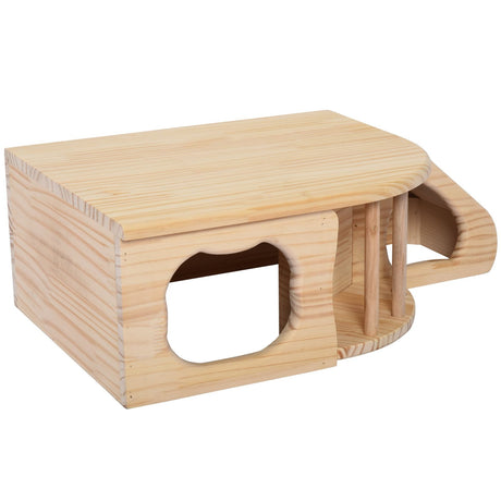 easycomfort easycomfort casetta riparo per roditori e piccoli animali in legno di abete ean 8054111845571