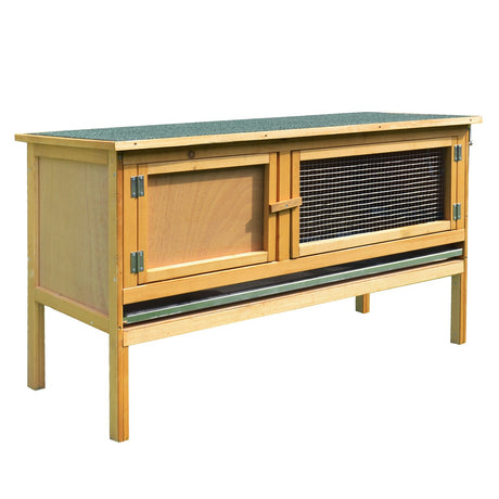 easycomfort easycomfort conigliera gabbia per conigli tetto impermeabile e vassoio estrabile115x44 3x65cm ean 8054144137230