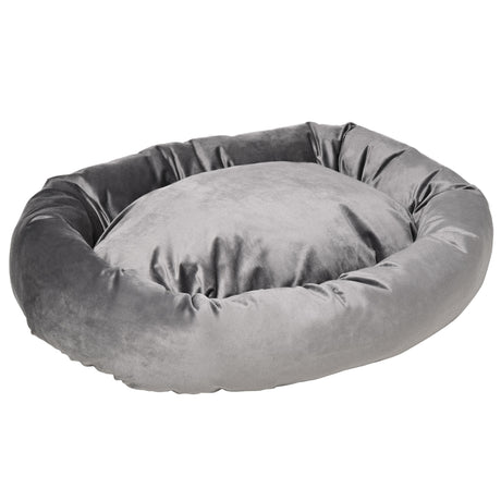 easycomfort easycomfort cuccia per cani imbottita con bordi rialzati e cuscino rivestimento in velluto sfoderabile 81 5x58x18cm grigio scuro