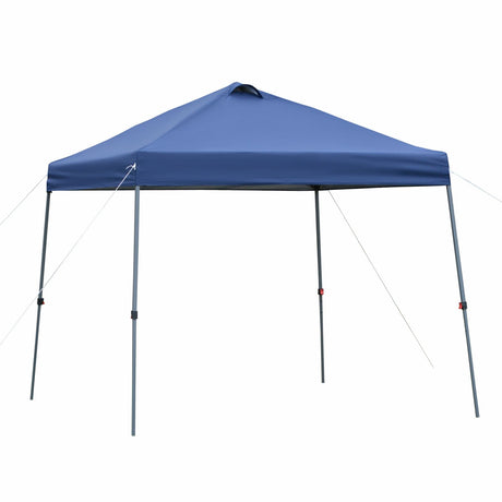 easycomfort easycomfort gazebo pieghevole 3x3m da giardino ed esterno in metallo e tessuto oxford blu con borsa da viaggio ean 8055776910895
