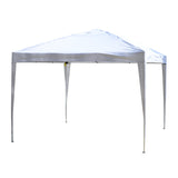 easycomfort easycomfort gazebo struttura in acciaio pieghevole rivestimento tessuto oxford bianco 3x3m ean 8054144132853