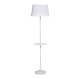 easycomfort easycomfort lampada da terra moderna con mensola per camera o soggiorno bianca ean 8054111848886