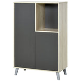 easycomfort easycomfort libreria moderna mobile multiuso in legno 2 ante e vano aperto ean 8055776911717