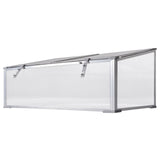 easycomfort easycomfort mini serra da giardino e casa tetto apribile 3 livelli alluminio e pc ean 8054111844840