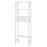 easycomfort easycomfort mobile per wc scaffale bagno salvaspazio 3 mensole e 2 cassetti ean 8054144135045