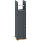 easycomfort easycomfort mobiletto bagno con barra e armadietto a 3 livelli regolabili in mdf e truciolato grigio