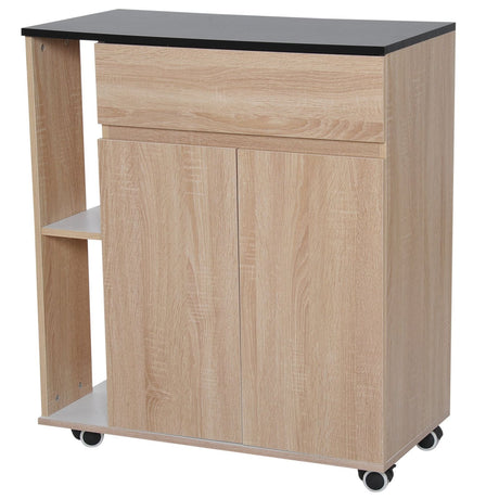 easycomfort easycomfort mobiletto da cucina con ruote cassetti armadietto legno ean 8054111847728