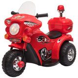 easycomfort easycomfort moto elettrica 6v per bambini 18 36 mesi con 3 grandi ruote luci e suoni realistici rosso 80x35x52cm