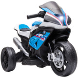 easycomfort easycomfort moto per bambini 18 60 mesi modello bmw hp4 con fari musica e pedali in pp e metallo 82 5x42x54 cm blu