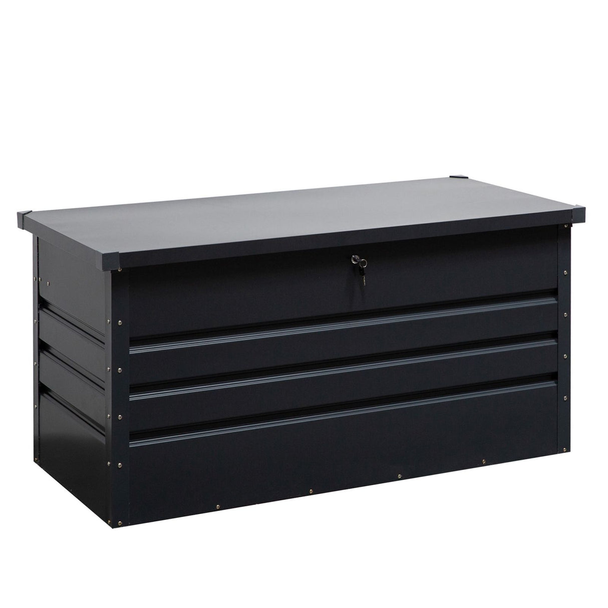 easycomfort easycomfort panca baule contenitore da esterno con chiave cassapanca moderna in acciaio ean 8055776911113