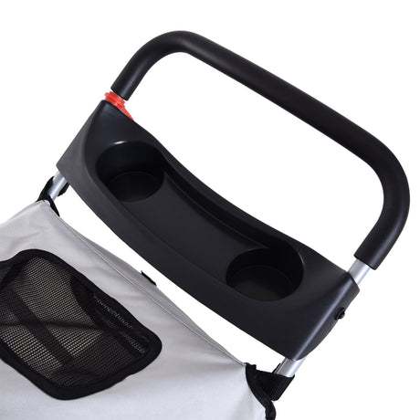 easycomfort easycomfort passeggino per animali domestici pieghevole carrello per cani grigio 75 x 45 x 97cm ean 8054111848657