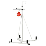 easycomfort easycomfort piattaforma con pera da boxe per allenamento in acciaio punching ball rossa 115x163x224cm ean 8054111848534