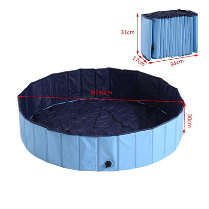 immagine-1-easycomfort-easycomfort-piscina-pieghevole-per-cani-in-pvc-azzurro-140x30cm-xh-ean-8054144133034