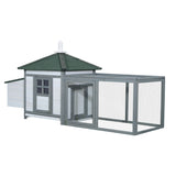 easycomfort easycomfort pollaio da giardino prefabbricato in legno bianco