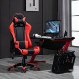 easycomfort easycomfort poltrona da ufficio gaming girevole reclinabile nero e rosso ecopelle ean 8055776913766