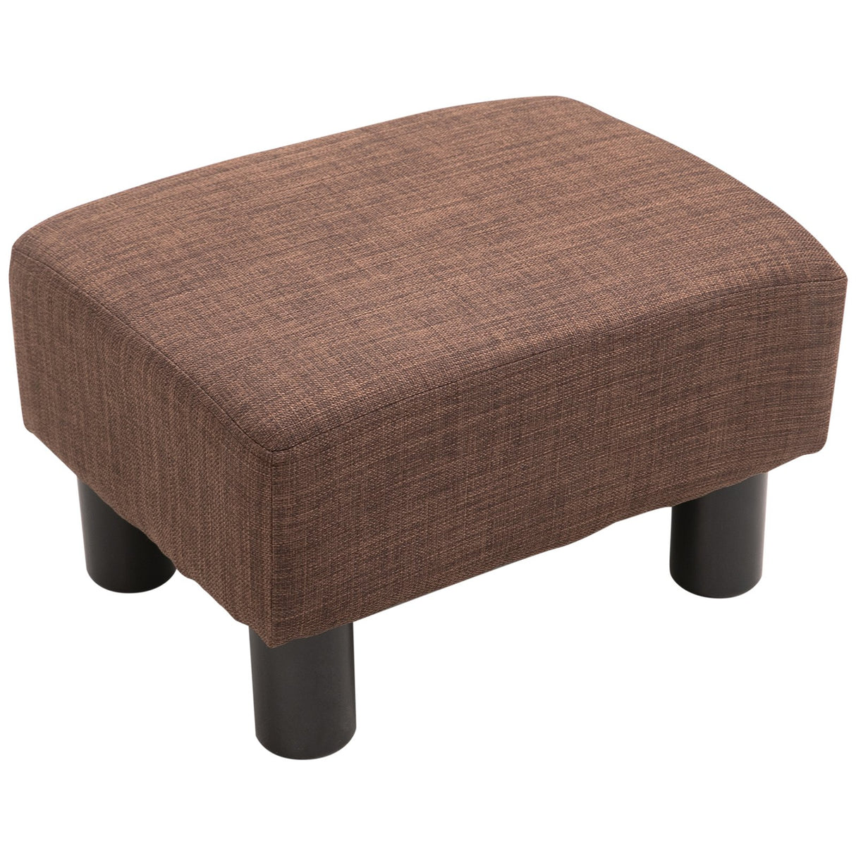 easycomfort easycomfort pouf poggiapiedi imbottito in legno massello marrone 40 x 30 x 24cm ean 8054111840132