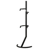 easycomfort easycomfort rastrelliera verticale portabiciclette in acciaio nero con altezza regolabile per 2 biciclette max 40 kg ean 8054111845779