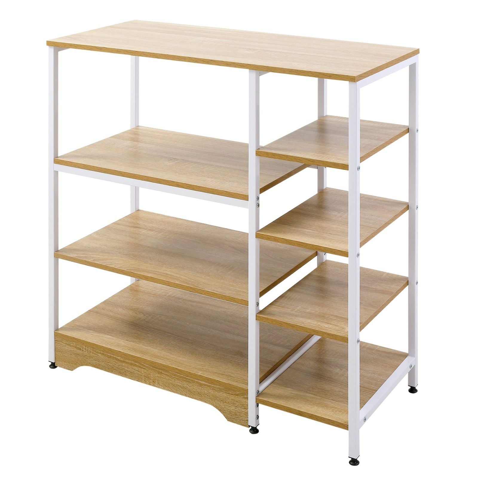 Libreria da scrivania per scrivania del Computer, libreria Multiuso da appoggio in Legno, mensola portaoggetti Regolabile espositore Organizer per dormitorio Ufficio casa (Color : B, Size Libreria da scrivania per scrivania del Computer, libreria Multiuso da appoggio in Legno, mensola portaoggetti Regolabile espositore Organizer per dormitorio Ufficio casa (Color : B, Size