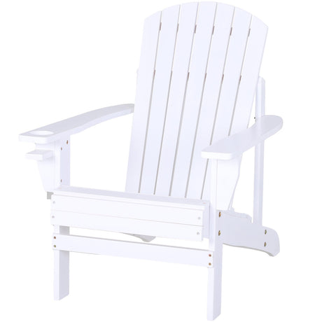 easycomfort easycomfort sedia da giardino adirondack in legno bianco 97x72 39x93cm ean 8054111840200