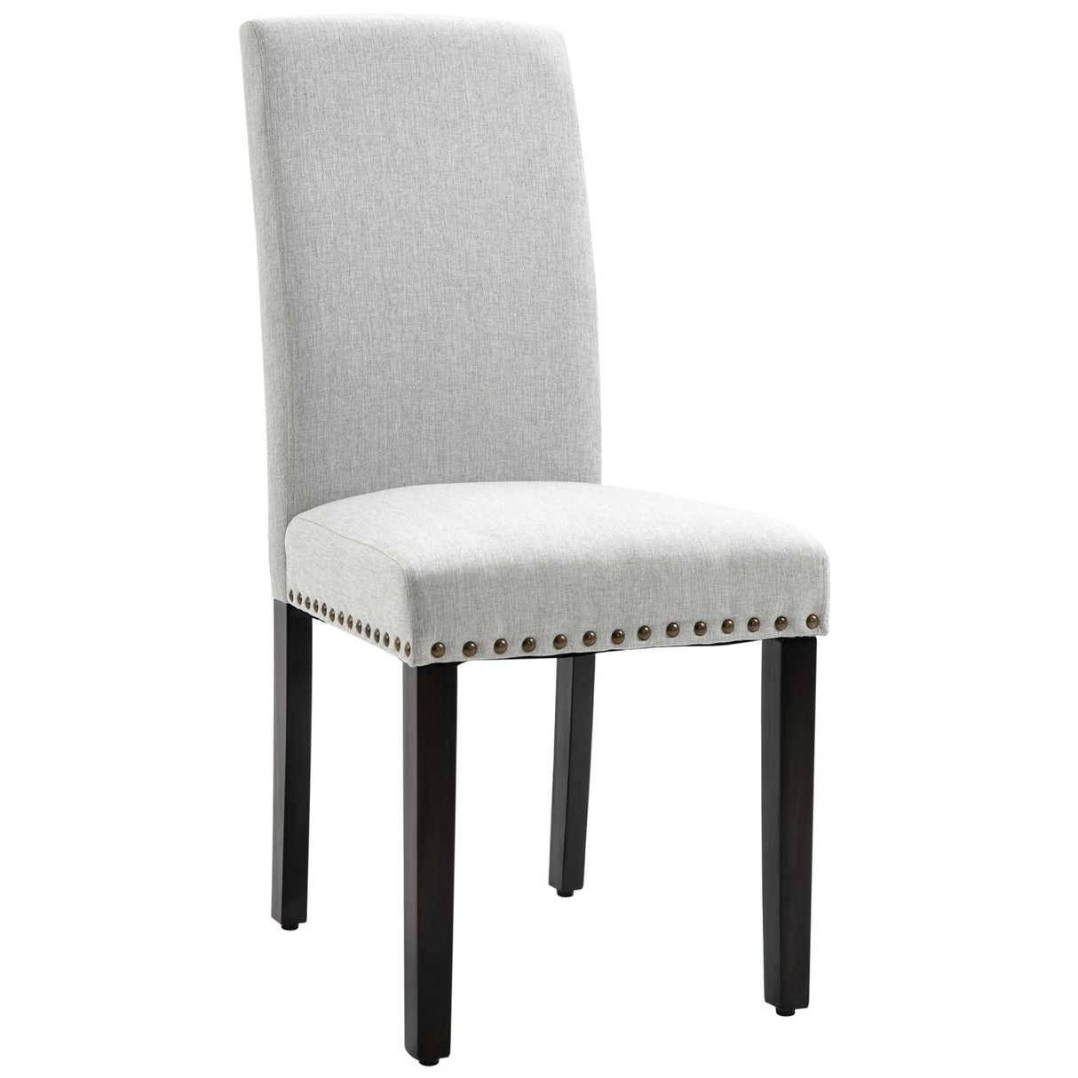 easycomfort easycomfort sedia imbottita per tavolo da pranzo o cucina senza braccioli in lino grigio chiaro ean 8054111848916