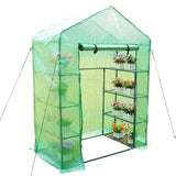 easycomfort easycomfort serra con scaffali serre agricole con tetto a spiovente in pe 143x73x195cm ean 8054111843669