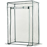 easycomfort easycomfort serra rettangolare in pvc trasparente 100x50x150cm