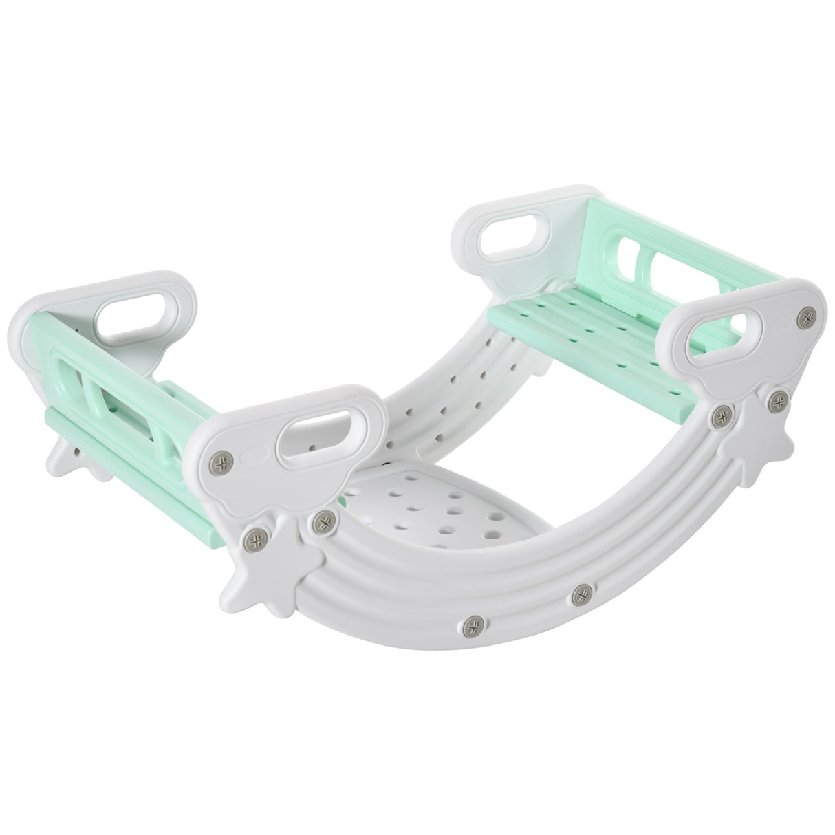 easycomfort easycomfort set 2 in 1 altalena per bambini e tavolo e sedie per bambini con 2 seggiolini in hdpe 100x54x42 cm