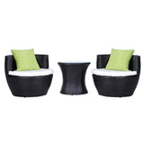 easycomfort easycomfort set mobili in rattan set 2 poltrone tavolino con cuscini 3pz giardino ean 8055776916545