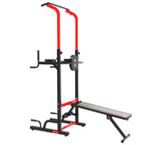 easycomfort easycomfort stazione da fitness pieghevole con altezza regolabile 180 230cm con barra ean 8054144132686