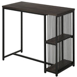 easycomfort easycomfort tavolo alto da bar e cucina struttura in acciaio con 2 mensole ean 8054144138084