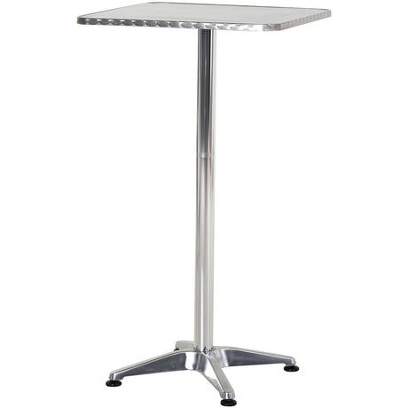 easycomfort easycomfort tavolo bar ristorante in acciaio inox quadrato 60x60cm altezza 70 110cm ean 8054111846967