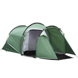 easycomfort easycomfort tenda da campeggio 4 posti ampio vestibolo impermeabile verde scuro ean 8055776911151
