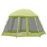 easycomfort easycomfort tenda da campeggio per 6 8 persone con borsa funi e picchetti 493x493x240cm