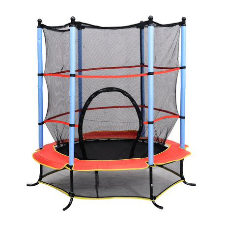 easycomfort easycomfort trampolino elastico con rete di sicurezza diametro 140cm ean 8054144139227