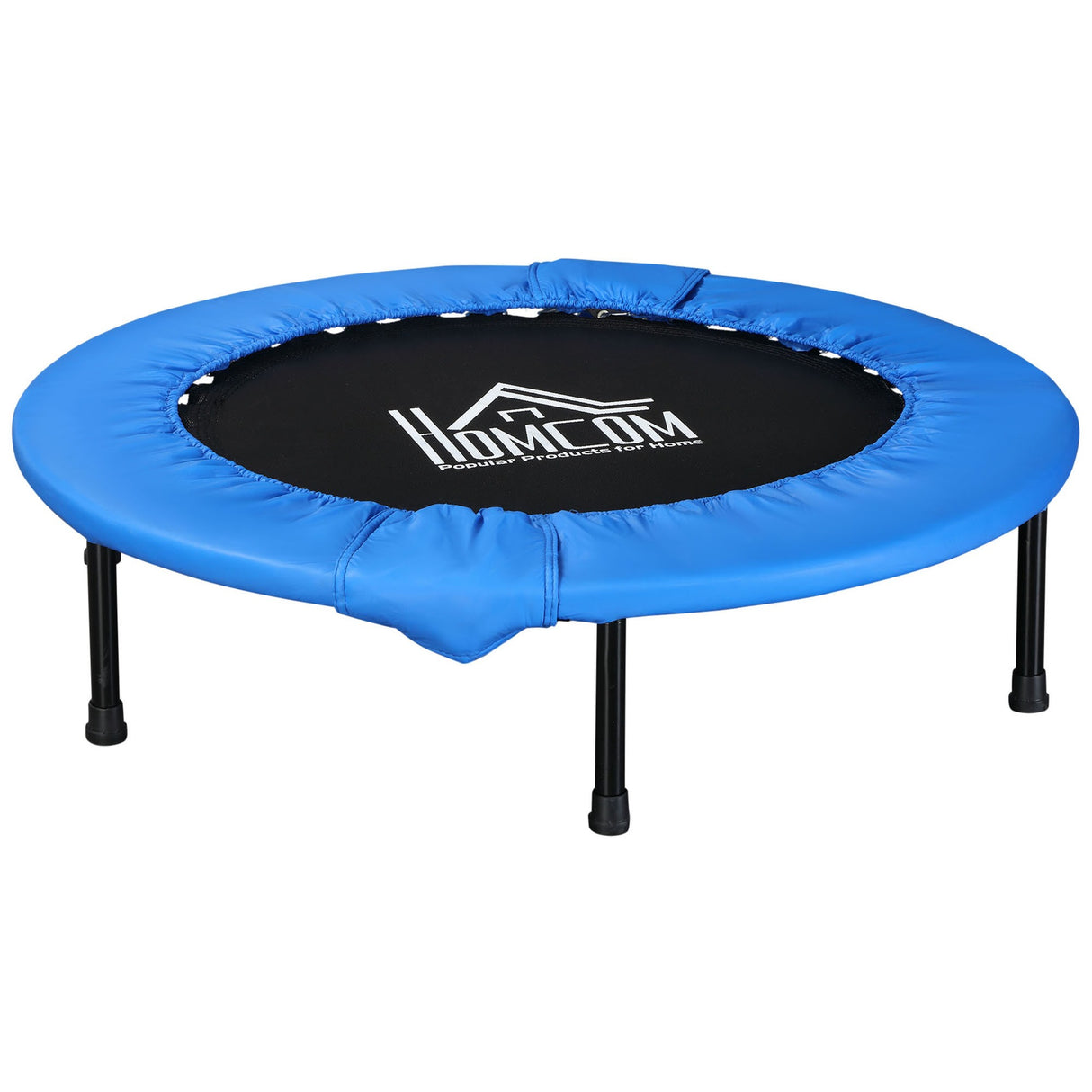 easycomfort easycomfort trampolino elastico fitness pieghevole da giardino 101 5 x 23cm blu e nero